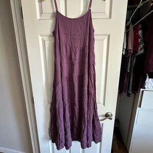 Chic Mauve Maxi Dress